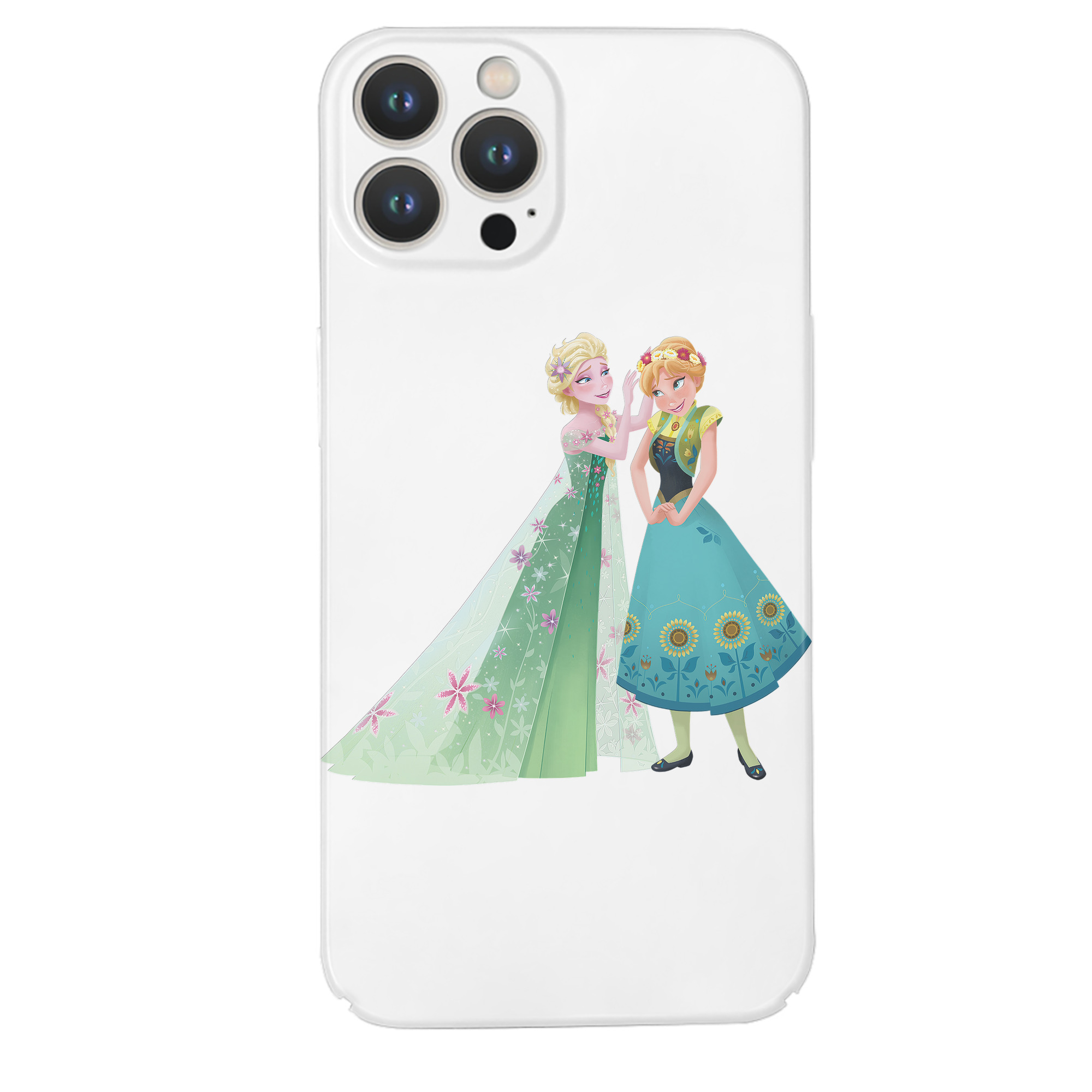 （画像用） アナと雪の女王 アンナ エルサ Frozen Anna Elsa 【iPhone 14シリーズ対応】ハードケース